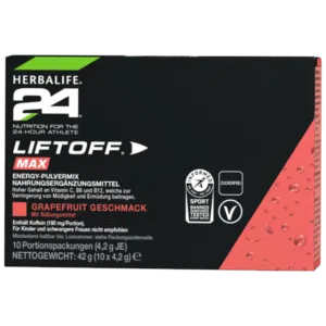 H24 LiftOff Max Grapefruit Geschmack 10 Portionspackungen