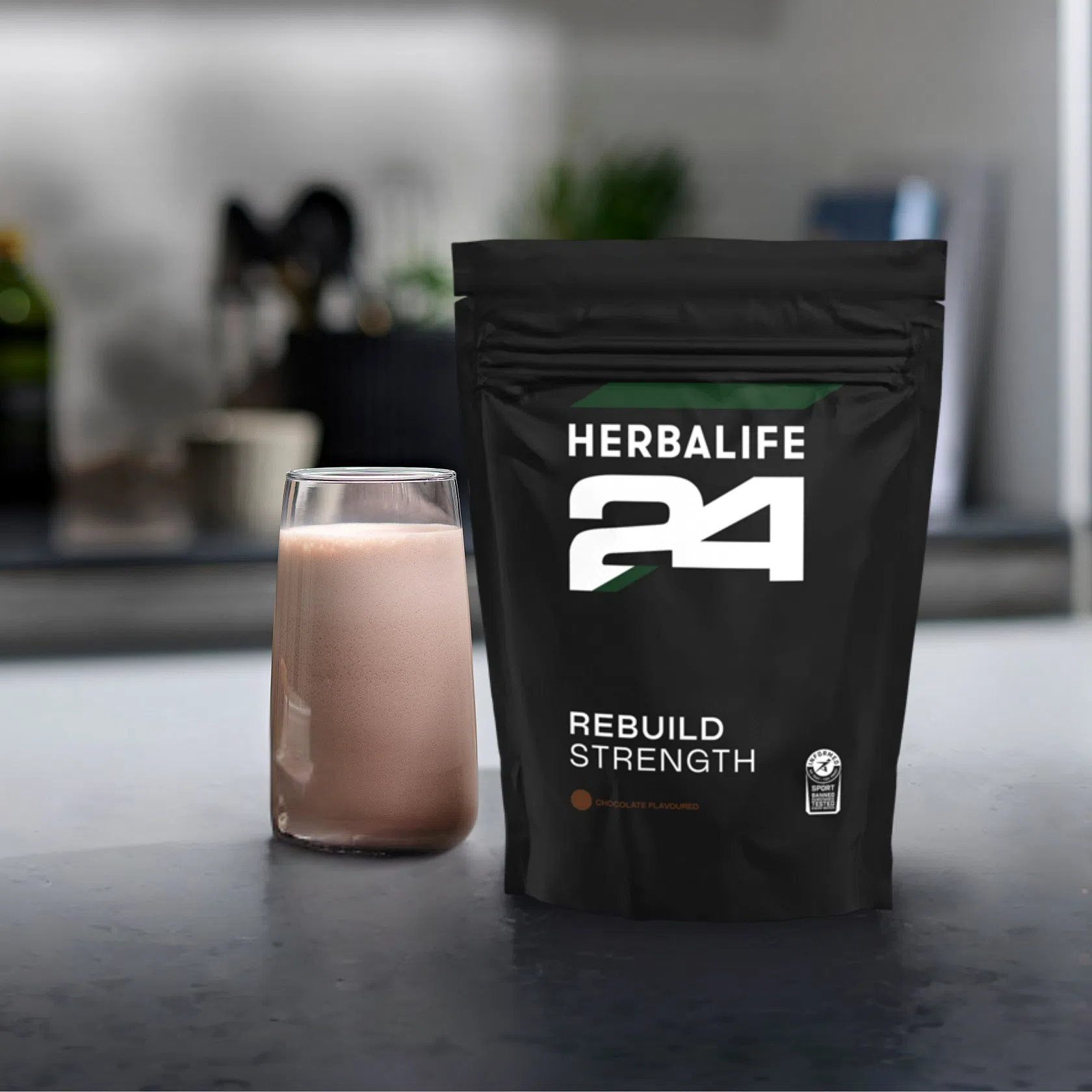 Herbalife24® Rebuild Strength Schokolade 1000 g (im Beutel) – Bild 2