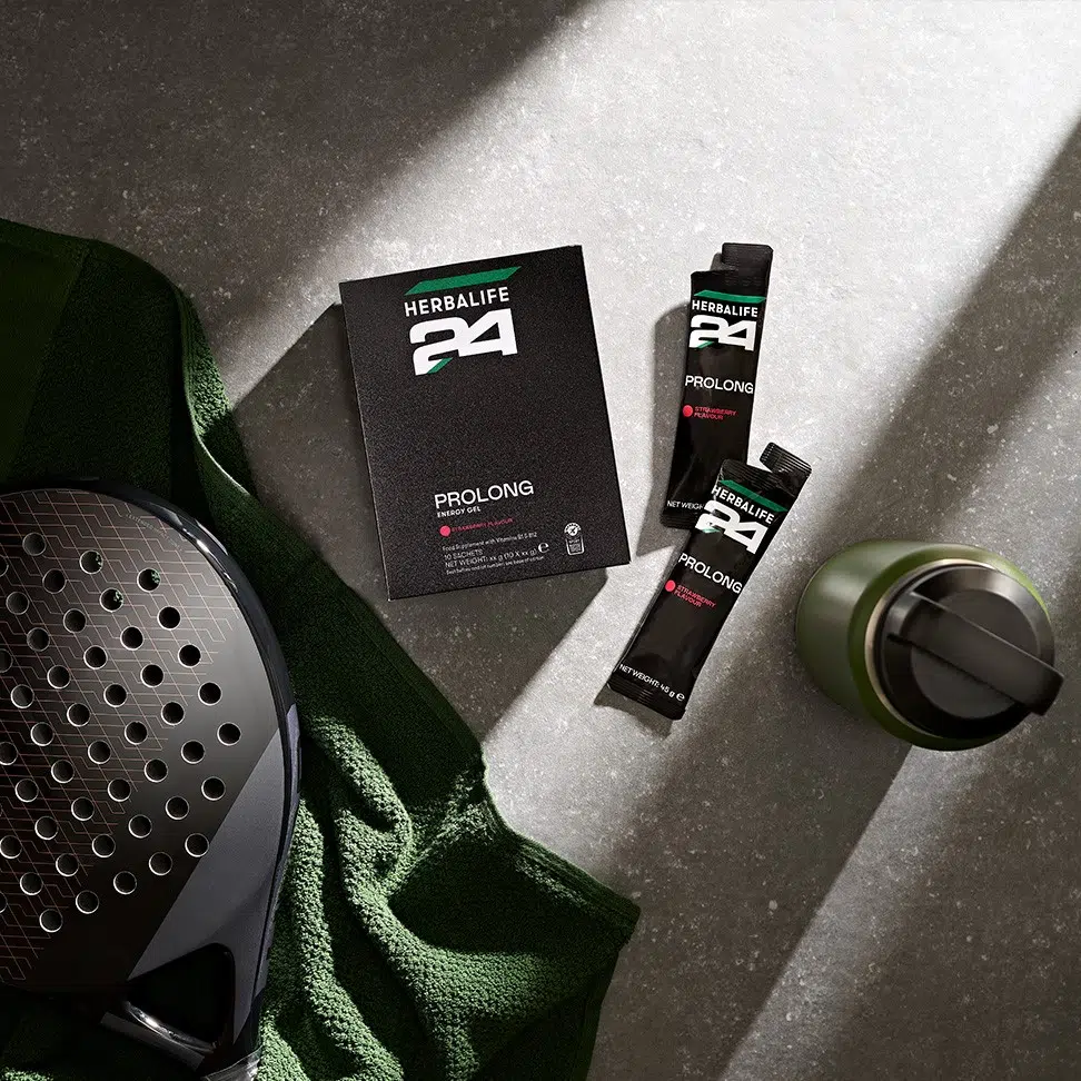 Herbalife24® Prolong Energy Gel Erdbeere 10 Beutel à 45g – Bild 2