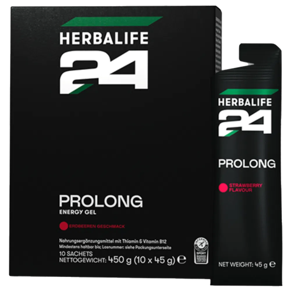 Herbalife24® Prolong Energy Gel Erdbeere 10 Beutel à 45g