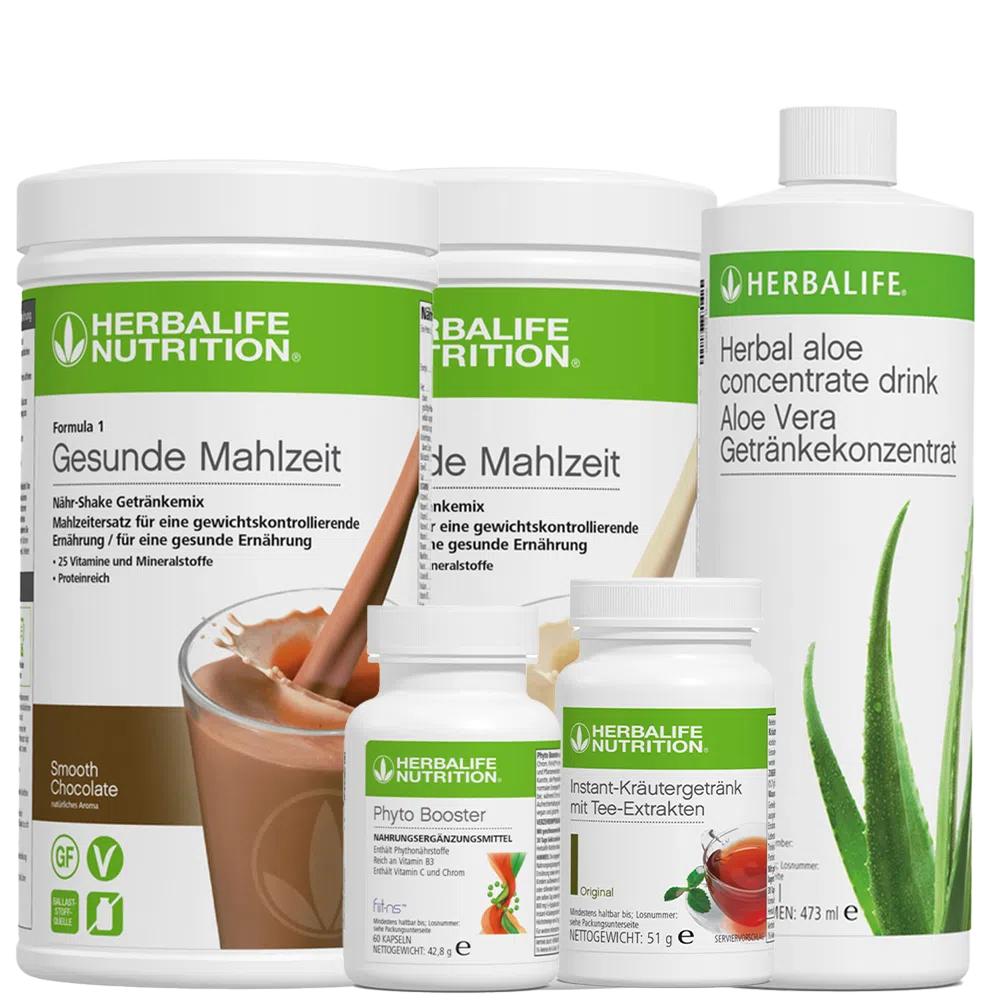 Monatsprogramm zum Abnehmen von Herbalife empfohlen